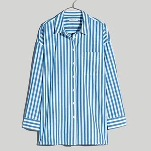 NWT Signature Poplin Oversized Shirt